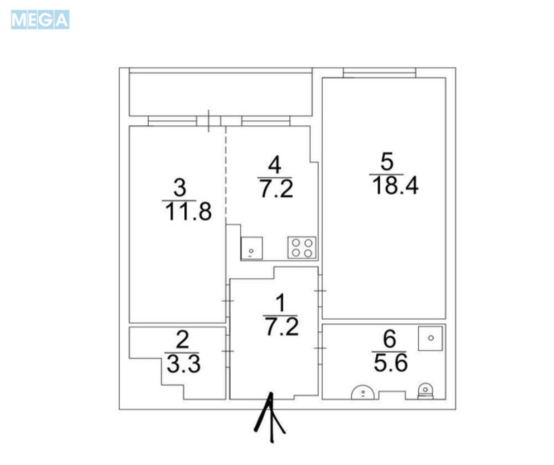 Продаж комерційної нерухомості, 60&nbsp;кв.м, <a class="location-link" href="/kiev/" title="Недвижимость Київ">Київ</a>, <a class="location-link" href="/kiev/podolskij/" title="Недвижимость Подільський район">Подільський р-н</a>, Наталії Ужвій вул., 12 (изображение 14)