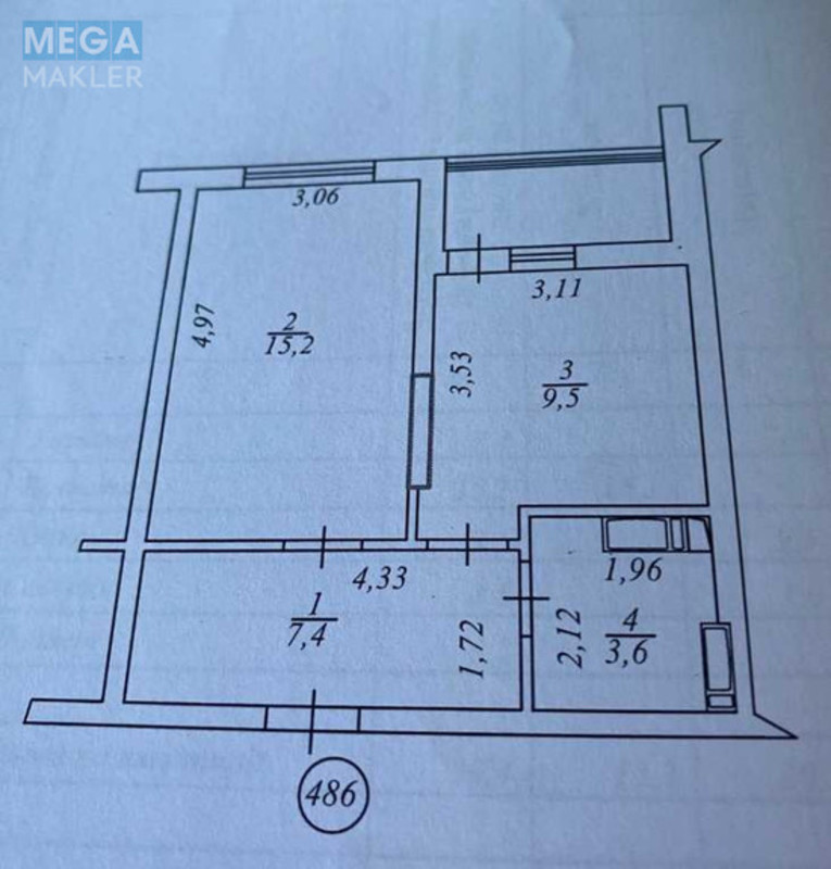 Оренда 1 кімнатної квартири, <a class="location-link" href="/kiev/" title="Недвижимость Київ">Київ</a>, <a class="location-link" href="/kiev/darnickij/" title="Недвижимость Дарницький район">Дарницький р-н</a>, Ревуцького вул., 40в (изображение 11)