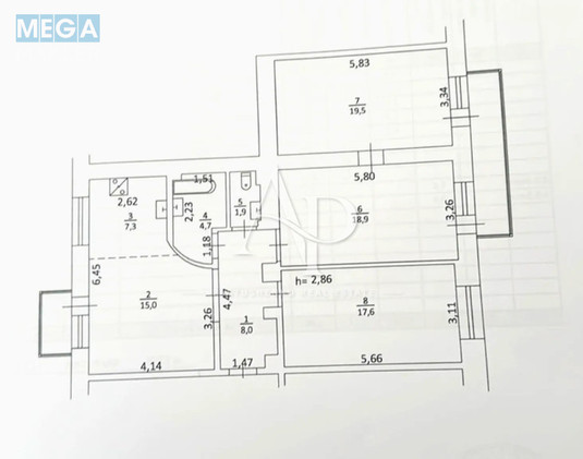 Продаж 3 кімнатної квартири (100/71/22), 4 пов. 5 пов. будинку, <a class="location-link" href="/kiev/" title="Недвижимость Київ">Київ</a>, <a class="location-link" href="/kiev/solomenskij/" title="Недвижимость Солом'янський район">Солом'янський р-н</a>, Липківського 40 ( <img src="https://megamakler.com.ua/metro/ff0000.gif" alt="" class="metro" /> м. Вокзальная, 20 хв ) (изображение 24)
