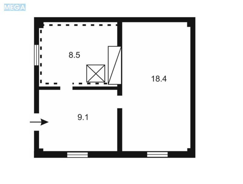 Продаж дома, 1&nbsp; поверх, 36&nbsp;кв.м, 2&nbsp;кімнати, ділянка 10&nbsp;соток, <a class="location-link" href="/novye-bezradichi/" title="Недвижимость Нові Безрадичі">Нові Безрадичі</a>, Підгірна (изображение 5)