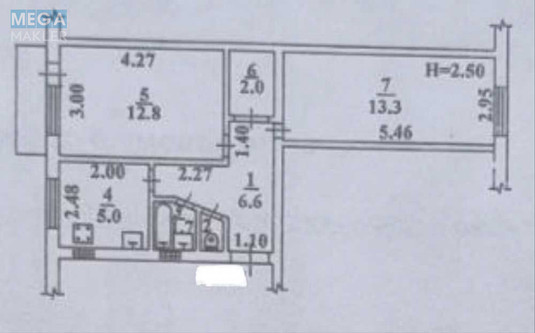 Продаж 2 кімнатної квартири (43/26,1/5), 5 пов. 5 пов. будинку, <a class="location-link" href="/odessa/" title="Недвижимость Одеса">Одеса</a>, <a class="location-link" href="/odessa/primorskij/" title="Недвижимость Приморський район">Приморський р-н</a>, Среднефонтанский переулок, 16/18 (изображение 15)