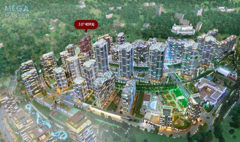 Продаж 2 кімнатної квартири (81/32/15), 3 пов. 24 пов. будинку, <a class="location-link" href="/kiev/" title="Недвижимость Київ">Київ</a>, <a class="location-link" href="/kiev/pecherskij/" title="Недвижимость Печерський район">Печерський р-н</a>, Андрія Верхогляда вул., 26 (изображение 9)