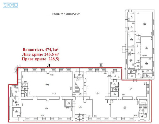 Оренда комерційної нерухомості, 600&nbsp;кв.м, под офис, <a class="location-link" href="/kiev/" title="Недвижимость Київ">Київ</a>, <a class="location-link" href="/kiev/shevchenkovskij/" title="Недвижимость Шевченківський район">Шевченківський р-н</a>, Жилянська вул., 146 (изображение 7)