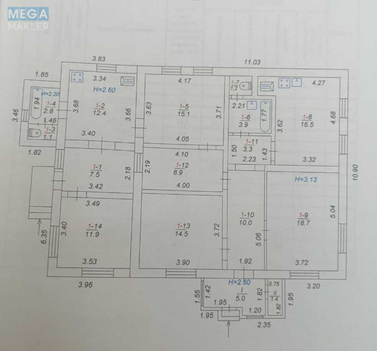 Продаж дома, 1&nbsp; поверх, 134,50&nbsp;кв.м, 7&nbsp;кімнат, ділянка 7&nbsp;соток, <a class="location-link" href="/gorenka/" title="Недвижимость Горенка">Горенка</a>, Київська, 2 (изображение 3)