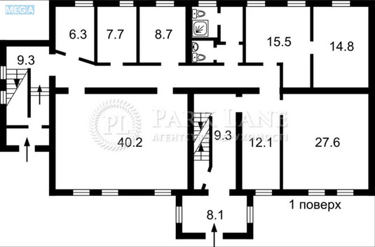 Продаж комерційної нерухомості, 697&nbsp;кв.м, под офис, <a class="location-link" href="/kiev/" title="Недвижимость Київ">Київ</a>, <a class="location-link" href="/kiev/shevchenkovskij/" title="Недвижимость Шевченківський район">Шевченківський р-н</a>, Саксаганського вул., 111а (изображение 16)