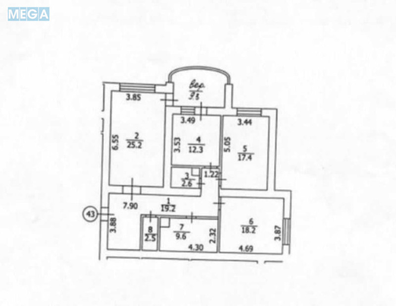 Продаж 3 кімнатної квартири (116/65/12), 10 пов. 15 пов. будинку, <a class="location-link" href="/kiev/" title="Недвижимость Київ">Київ</a>, <a class="location-link" href="/kiev/obolonskij/" title="Недвижимость Оболонський район">Оболонський р-н</a>, Героїв Сталінграду просп., 6Б (изображение 18)