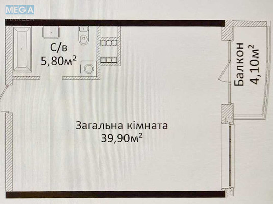 Продаж 1 кімнатної квартири (46/1/1), 3 пов. 24 пов. будинку, <a class="location-link" href="/odessa/" title="Недвижимость Одеса">Одеса</a>, <a class="location-link" href="/odessa/primorskij/" title="Недвижимость Приморський район">Приморський р-н</a>, пр.Гагарина, 19 (изображение 7)