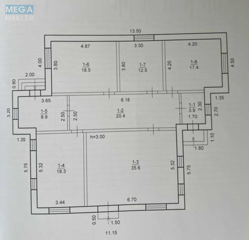 Продаж дома, 1&nbsp; поверх, 135&nbsp;кв.м, 4&nbsp;кімнати, ділянка 6&nbsp;соток, <a class="location-link" href="/novoaleksandrovka-selo-dp/" title="Недвижимость Новоолександрівка">Новоолександрівка</a>, Центральная (изображение 2)