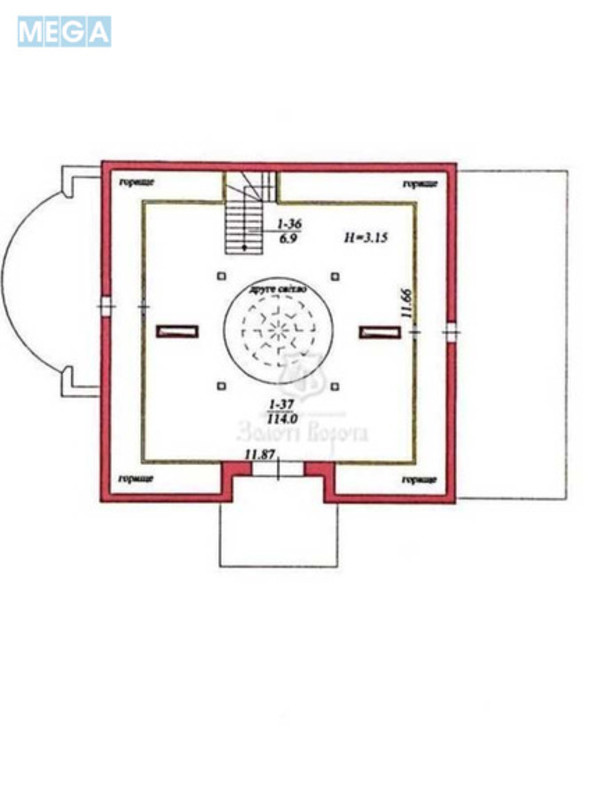 Продаж дома, 3&nbsp;поверху, 1&nbsp;432&nbsp;кв.м, 6&nbsp;кімнат, ділянка 35&nbsp;соток, <a class="location-link" href="/kiev/" title="Недвижимость Київ">Київ</a>, <a class="location-link" href="/kiev/svyatoshinskij/" title="Недвижимость Святошинський район">Святошинський р-н</a>, Житомирське шосе, 4а (изображение 19)