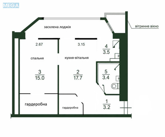 Продаж 2 кімнатної квартири (45/15/20), 2 пов. 5 пов. будинку, <a class="location-link" href="/kiev/" title="Недвижимость Київ">Київ</a>, <a class="location-link" href="/kiev/shevchenkovskij/" title="Недвижимость Шевченківський район">Шевченківський р-н</a>, Гоголівська вул., 11/39 (изображение 15)