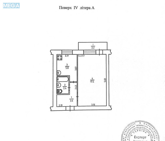 Продаж 1 кімнатної квартири (31/17/5), 4 пов. 5 пов. будинку, <a class="location-link" href="/kiev/" title="Недвижимость Київ">Київ</a>, <a class="location-link" href="/kiev/svyatoshinskij/" title="Недвижимость Святошинський район">Святошинський р-н</a>, Мрії вул., 5Г (изображение 13)
