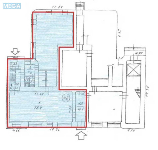 Оренда комерційної нерухомості, 185&nbsp;кв.м, под магазин, <a class="location-link" href="/kiev/" title="Недвижимость Київ">Київ</a>, <a class="location-link" href="/kiev/shevchenkovskij/" title="Недвижимость Шевченківський район">Шевченківський р-н</a>, Бульварно-Кудрявська вул., 43А (изображение 4)