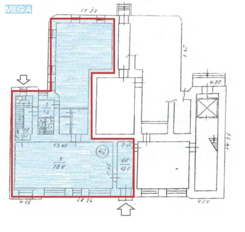 Оренда комерційної нерухомості, 185&nbsp;кв.м, под магазин, <a class="location-link" href="/kiev/" title="Недвижимость Київ">Київ</a>, <a class="location-link" href="/kiev/shevchenkovskij/" title="Недвижимость Шевченківський район">Шевченківський р-н</a>, Бульварно-Кудрявська вул., 43А (изображение 4)