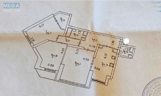 Оренда 3 кімнатної квартири, <a class="location-link" href="/kiev/" title="Недвижимость Київ">Київ</a>, <a class="location-link" href="/kiev/darnickij/" title="Недвижимость Дарницький район">Дарницький р-н</a>, Срібнокільська вул. (изображение 16)