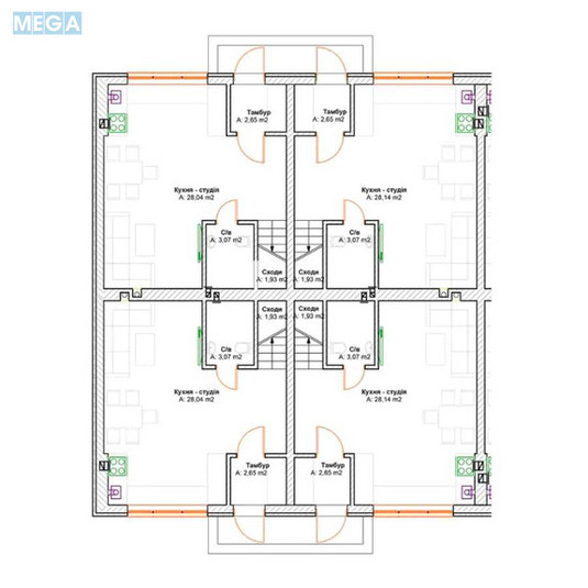 Новобудова, 2 поверхів, <a class="location-link" href="/gatnoe/" title="Недвижимость Гатне">Гатне</a>, Святопетровського, 34 (изображение 7)