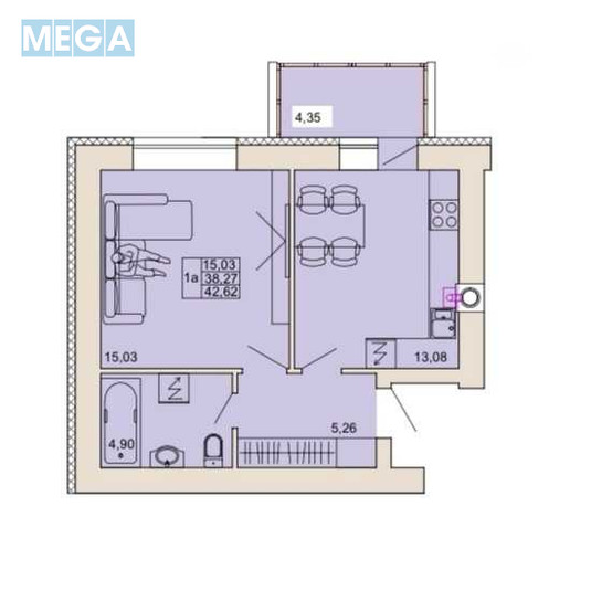 Новобудова, 8 поверхів, <a class="location-link" href="/poltava/" title="Недвижимость Полтава">Полтава</a>, <a class="location-link" href="/poltava/oktyabrskij/" title="Недвижимость Жовтневий район">Жовтневий р-н</a>, Сінна, 19 (изображение 2)