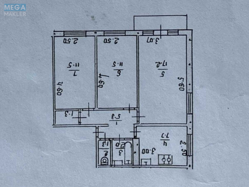Продаж 3 кімнатної квартири (59/40/8), 9 пов. 9 пов. будинку, <a class="location-link" href="/kiev/" title="Недвижимость Київ">Київ</a>, <a class="location-link" href="/kiev/shevchenkovskij/" title="Недвижимость Шевченківський район">Шевченківський р-н</a>, Борщагівська вул., 4 (изображение 24)
