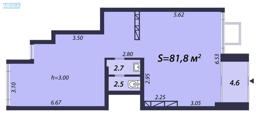 Оренда комерційної нерухомості, 82&nbsp;кв.м, под магазин, <a class="location-link" href="/kiev/" title="Недвижимость Київ">Київ</a>, <a class="location-link" href="/kiev/podolskij/" title="Недвижимость Подільський район">Подільський р-н</a>, Тираспольська вул., 58 (изображение 2)