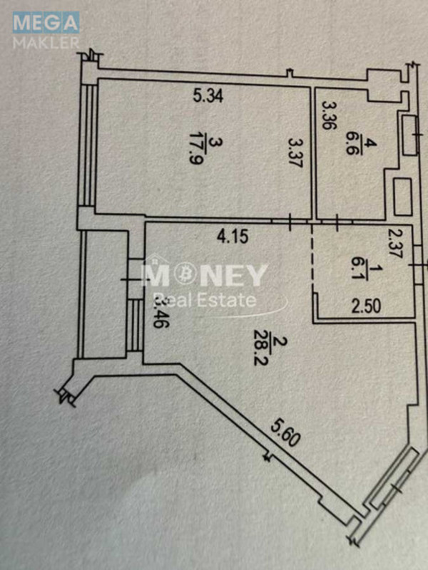 Продаж 1 кімнатної квартири (60/?/25), 9 пов. 12 пов. будинку, <a class="location-link" href="/kiev/" title="Недвижимость Київ">Київ</a>, <a class="location-link" href="/kiev/pecherskij/" title="Недвижимость Печерський район">Печерський р-н</a>, Тверський тупік, 7Б (изображение 23)