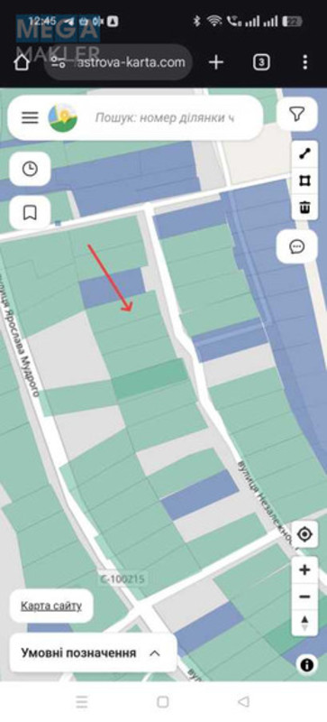 Продажа участка, 12&nbsp;соток, участок под жилую застройку, <a class="location-link" href="/fursy/" title="Недвижимость Фурсі">Фурси</a>, Незалежності (изображение 2)