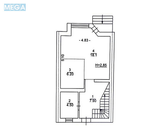 Продаж дома, 3&nbsp;поверху, 116&nbsp;кв.м, 5&nbsp;кімнат, ділянка 0,01&nbsp;соток, <a class="location-link" href="/novoe-selo-kv/" title="Недвижимость Нове">Нове</a>, Патона, 4г (изображение 17)