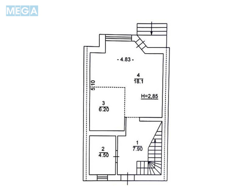 Продаж дома, 3&nbsp;поверху, 116&nbsp;кв.м, 5&nbsp;кімнат, ділянка 0,01&nbsp;соток, <a class="location-link" href="/novoe-selo-kv/" title="Недвижимость Нове">Нове</a>, Патона, 4г (изображение 17)