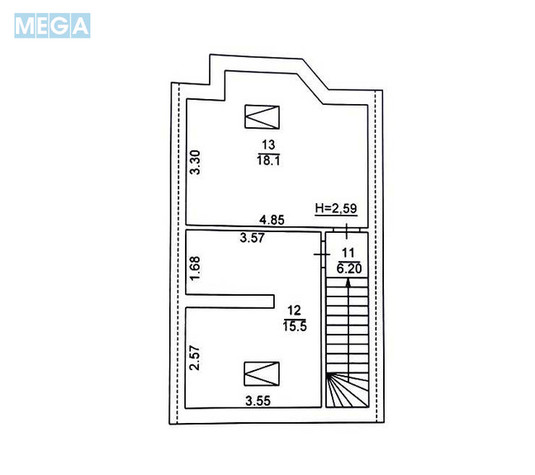 Продаж дома, 3&nbsp;поверху, 116&nbsp;кв.м, 5&nbsp;кімнат, ділянка 0,01&nbsp;соток, <a class="location-link" href="/novoe-selo-kv/" title="Недвижимость Нове">Нове</a>, Патона, 4г (изображение 19)
