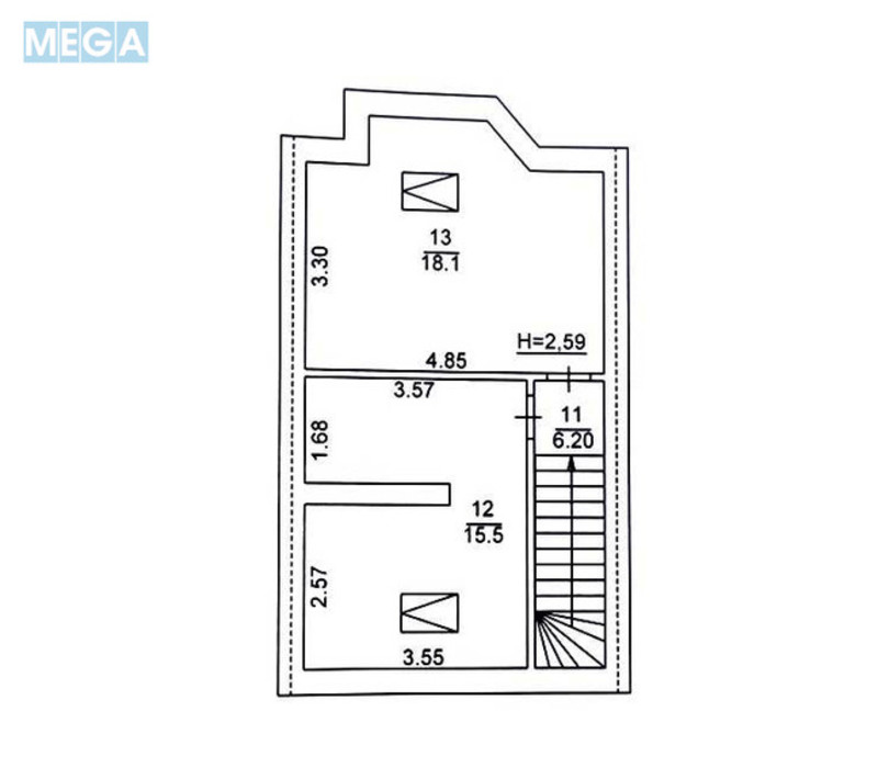 Продаж дома, 3&nbsp;поверху, 116&nbsp;кв.м, 5&nbsp;кімнат, ділянка 0,01&nbsp;соток, <a class="location-link" href="/novoe-selo-kv/" title="Недвижимость Нове">Нове</a>, Патона, 4г (изображение 19)