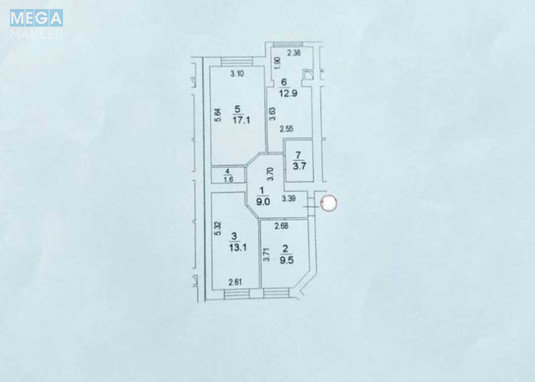 Продаж 3 кімнатної квартири (66/39/12), 3 пов. 10 пов. будинку, <a class="location-link" href="/sofievskaya-borshagovka/" title="Недвижимость Софіївська Борщагівка">Софіївська Борщагівка</a>, Небесної сотні, 34/2 (изображение 16)