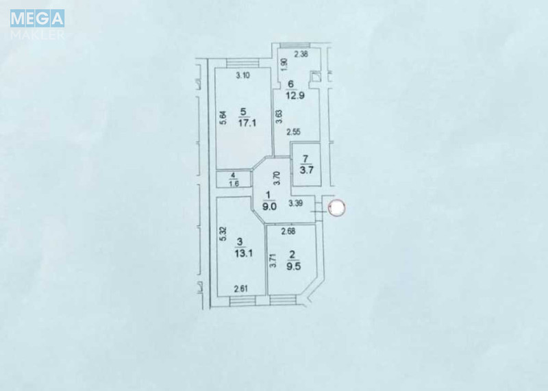 Продаж 3 кімнатної квартири (66/39/12), 3 пов. 10 пов. будинку, <a class="location-link" href="/sofievskaya-borshagovka/" title="Недвижимость Софіївська Борщагівка">Софіївська Борщагівка</a>, Небесної сотні, 34/2 (изображение 16)