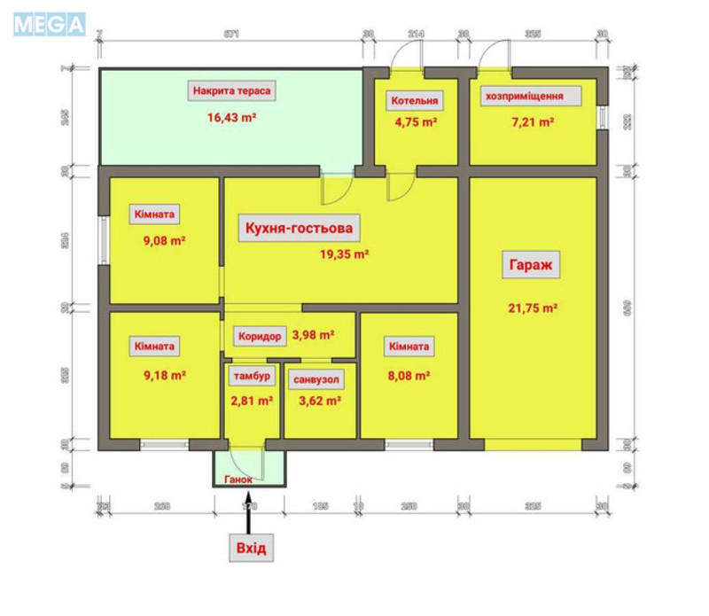 Продаж дома, 1&nbsp; поверх, 106&nbsp;кв.м, 3&nbsp;кімнати, ділянка 6&nbsp;соток, <a class="location-link" href="/kolonshina/" title="Недвижимость Колонщина">Колонщина</a>, Фортеця Колонщини (изображение 14)