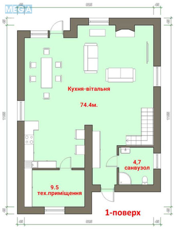 Продаж дома, 2&nbsp;поверху, 170&nbsp;кв.м, 4&nbsp;кімнати, ділянка 25&nbsp;соток, <a class="location-link" href="/makarov-kv/" title="Недвижимость Макарів">Макарів</a>, Полтавська (изображение 11)