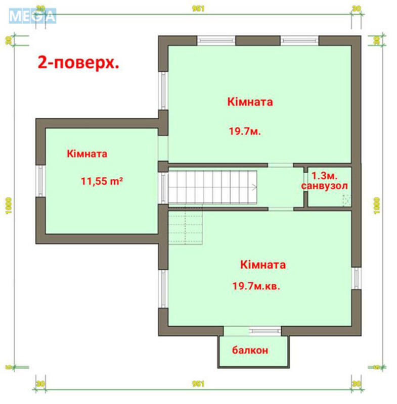 Продаж дома, 2&nbsp;поверху, 115&nbsp;кв.м, 3&nbsp;кімнати, ділянка 6&nbsp;соток, <a class="location-link" href="/berezovka-selo-kv/" title="Недвижимость Березівка">Березівка</a>, калинова (изображение 4)
