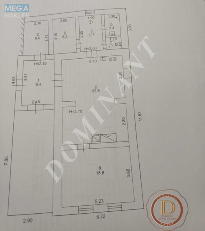 Продаж дома, 1&nbsp; поверх, 89&nbsp;кв.м, 3&nbsp;кімнати, ділянка 15&nbsp;соток, <a class="location-link" href="/gnarovskoe/" title="Недвижимость Гнарівське">Гнаровське</a>, Школьная (изображение 13)