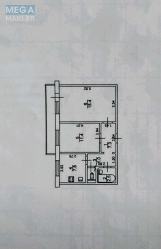Продаж 2 кімнатної квартири (54/30/8), 10 пов. 10 пов. будинку, <a class="location-link" href="/kiev/" title="Недвижимость Київ">Київ</a>, <a class="location-link" href="/kiev/darnickij/" title="Недвижимость Дарницький район">Дарницький р-н</a>, Урлівська вул., 1/8 (изображение 25)