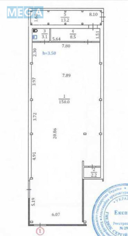 Оренда комерційної нерухомості, 177&nbsp;кв.м, под магазин, <a class="location-link" href="/kiev/" title="Недвижимость Київ">Київ</a>, <a class="location-link" href="/kiev/obolonskij/" title="Недвижимость Оболонський район">Оболонський р-н</a>, Героїв Дніпра вул., 43/д (изображение 15)