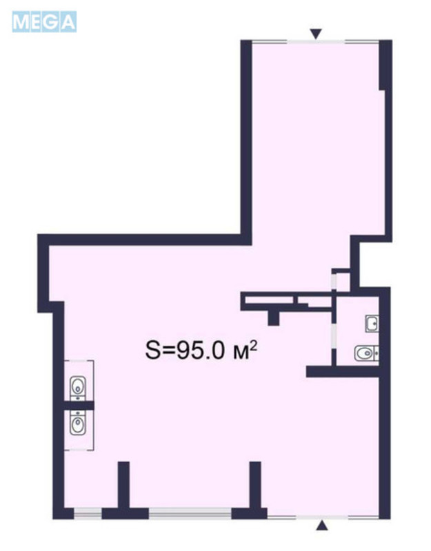 Продаж комерційної нерухомості, 95&nbsp;кв.м, <a class="location-link" href="/kiev/" title="Недвижимость Київ">Київ</a>, <a class="location-link" href="/kiev/podolskij/" title="Недвижимость Подільський район">Подільський р-н</a>, Тираспольська вул., 52 (изображение 4)
