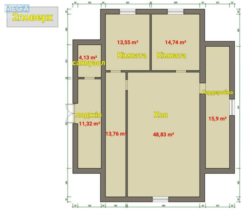 Продаж дома, 2&nbsp;поверху, 260&nbsp;кв.м, 6&nbsp;кімнат, ділянка 15&nbsp;соток, <a class="location-link" href="/makarov-kv/" title="Недвижимость Макарів">Макарів</a>, Волошкова (изображение 22)