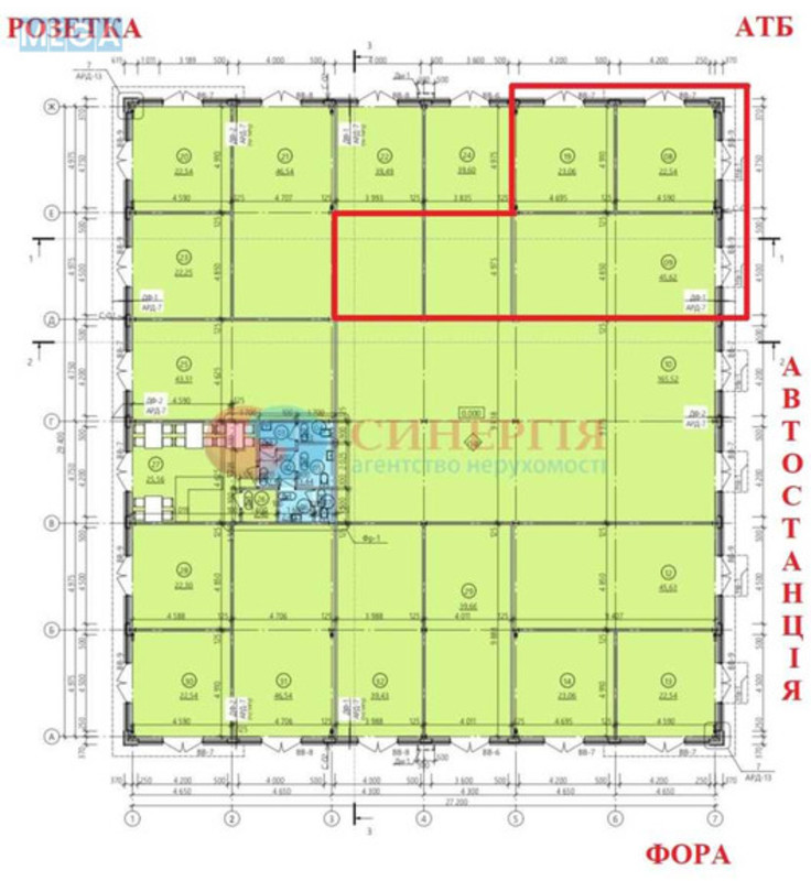 Оренда комерційної нерухомості, 130&nbsp;кв.м, под магазин, <a class="location-link" href="/kiev/" title="Недвижимость Київ">Київ</a>, <a class="location-link" href="/kiev/obolonskij/" title="Недвижимость Оболонський район">Оболонський р-н</a>, Оболонський просп., 51Б (изображение 11)