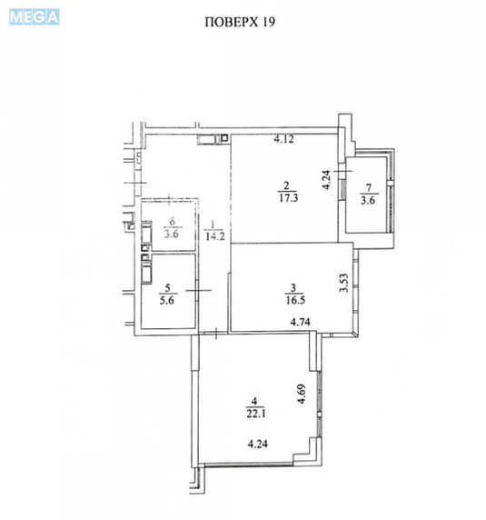 Продаж 2 кімнатної квартири (82,9/?/22,1), 19 пов. 21 пов. будинку, <a class="location-link" href="/kiev/" title="Недвижимость Київ">Київ</a>, <a class="location-link" href="/kiev/pecherskij/" title="Недвижимость Печерський район">Печерський р-н</a>, Андрія Верхогляда вул. (изображение 5)