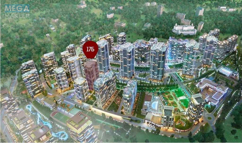 Продаж 4 кімнатної квартири (156,3/?/40), 6 пов. 22 пов. будинку, <a class="location-link" href="/kiev/" title="Недвижимость Київ">Київ</a>, <a class="location-link" href="/kiev/pecherskij/" title="Недвижимость Печерський район">Печерський р-н</a>, Андрія Верхогляда вул., 17Б (изображение 3)