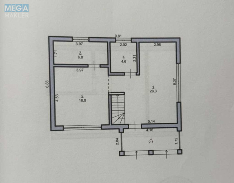 Продаж дома, 2&nbsp;поверху, 98&nbsp;кв.м, 3&nbsp;кімнати, ділянка 30&nbsp;соток, <a class="location-link" href="/pleseckoe/" title="Недвижимость Плесецьке">Плесецьке</a>, Святкова (изображение 16)