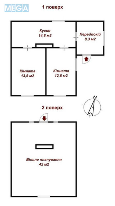 Продаж дома, 2&nbsp;поверху, 100&nbsp;кв.м, 3&nbsp;кімнати, ділянка 8&nbsp;соток, <a class="location-link" href="/ivankovichi/" title="Недвижимость Іванковичі">Іванковичі</a>, Академічна, 64 (изображение 17)