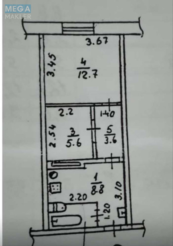 Продаж 2 кімнатної квартири (40/?/?), 1 пов. 2 пов. будинку, <a class="location-link" href="/dnepropetrovsk/" title="Недвижимость Дніпра">Дніпро</a>, Фрунзе, 18 (изображение 9)