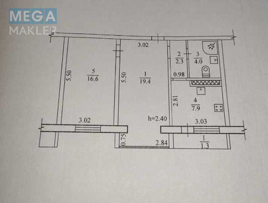 Продаж 2 кімнатної квартири (54/?/8), 9 пов. 16 пов. будинку, <a class="location-link" href="/dnepropetrovsk/" title="Недвижимость Дніпра">Дніпро</a>, Кондратюка (изображение 9)