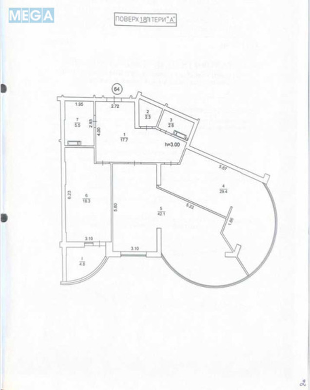 Продаж 2 кімнатної квартири (123/60,4/19), 18 пов. 24 пов. будинку, <a class="location-link" href="/kiev/" title="Недвижимость Київ">Київ</a>, <a class="location-link" href="/kiev/shevchenkovskij/" title="Недвижимость Шевченківський район">Шевченківський р-н</a>, Глубочицкая ул., 73 (изображение 13)
