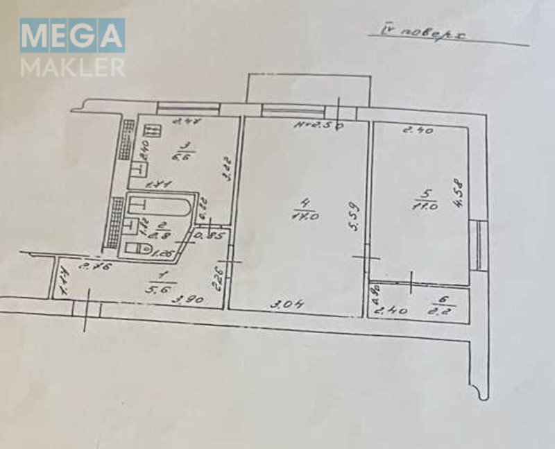Продаж 2 кімнатної квартири (46/?/7), 4 пов. 5 пов. будинку, <a class="location-link" href="/odessa/" title="Недвижимость Одеса">Одеса</a>, <a class="location-link" href="/odessa/malinovskij/" title="Недвижимость Малиновський район">Малиновський р-н</a>, Литовська (изображение 4)