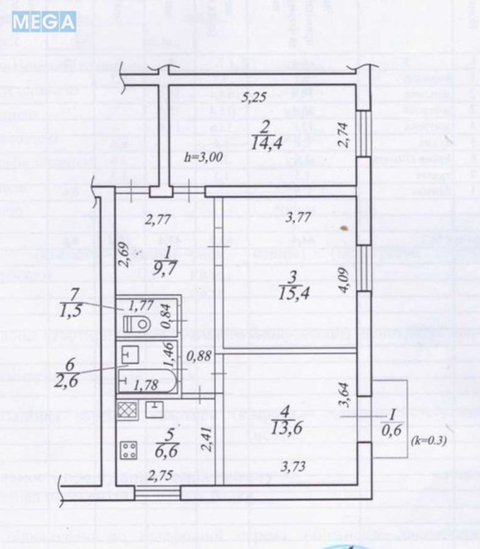 Продаж 3 кімнатної квартири (64/43/7), 2 пов. 2 пов. будинку, <a class="location-link" href="/dnepropetrovsk/" title="Недвижимость Дніпра">Дніпро</a>, Володимира Івасюка (изображение 16)