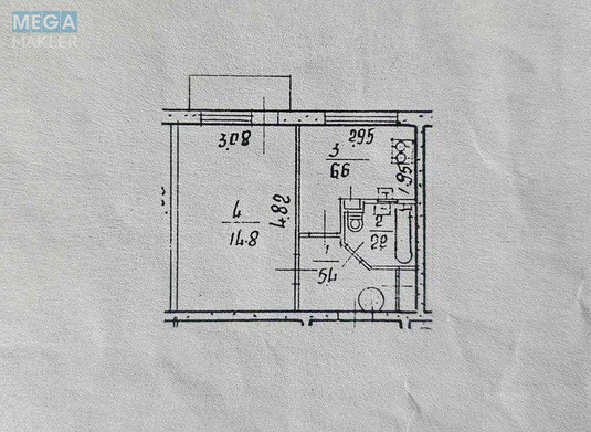 Продаж 1 кімнатної квартири (31/15/7), 2 пов. 5 пов. будинку, <a class="location-link" href="/kiev/" title="Недвижимость Київ">Київ</a>, <a class="location-link" href="/kiev/solomenskij/" title="Недвижимость Солом'янський район">Солом'янський р-н</a>, Гарматна вул., 40 (изображение 11)
