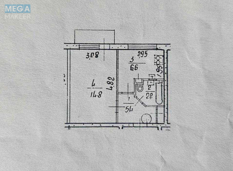 Продаж 1 кімнатної квартири (31/15/7), 2 пов. 5 пов. будинку, <a class="location-link" href="/kiev/" title="Недвижимость Київ">Київ</a>, <a class="location-link" href="/kiev/solomenskij/" title="Недвижимость Солом'янський район">Солом'янський р-н</a>, Гарматна вул., 40 (изображение 11)